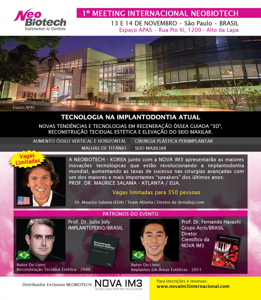 Dental Press 1º Meeting Internacional Neobiotech