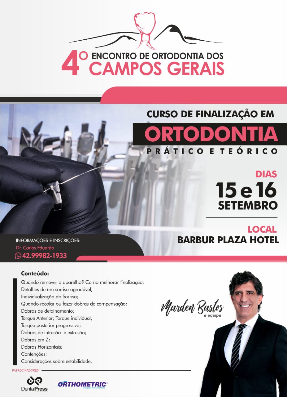 Curso de Finalização Prof Marden Bastos em Ponta Grossa PR